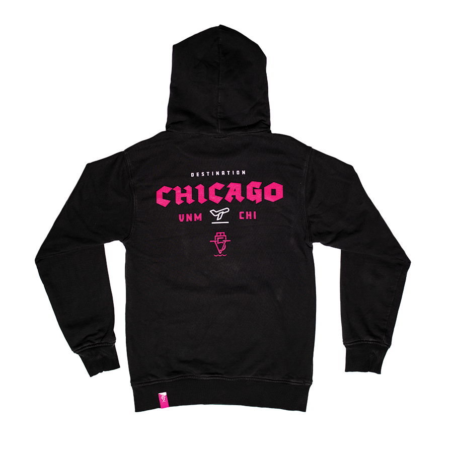 VietFive Destination Hoodie Black : Chicago