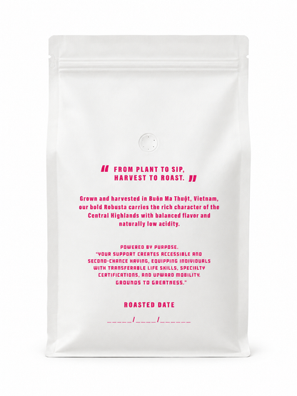 5 lb Vietnamese Robusta Coffee | Light, Medium & Dark Roast | Vietfive