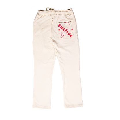 VietFive Destination Sweatpants (Cream) : Chicago